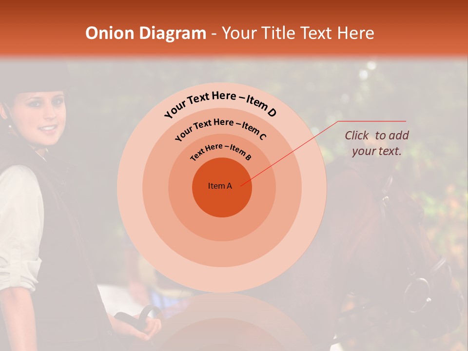 Young Exercise Galloping PowerPoint Template