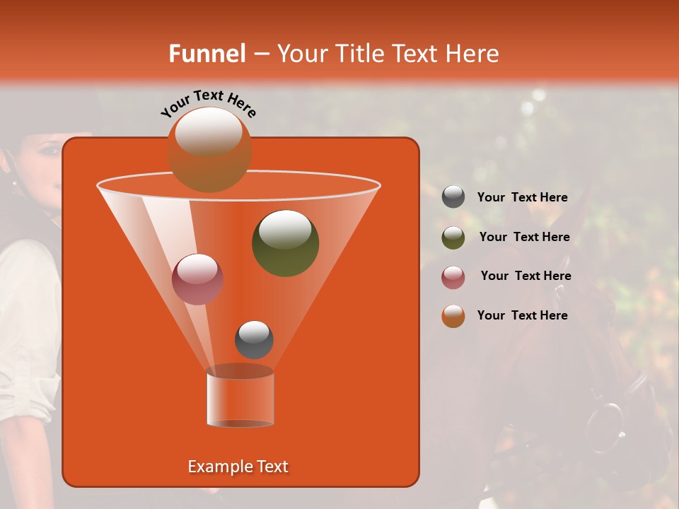 Young Exercise Galloping PowerPoint Template