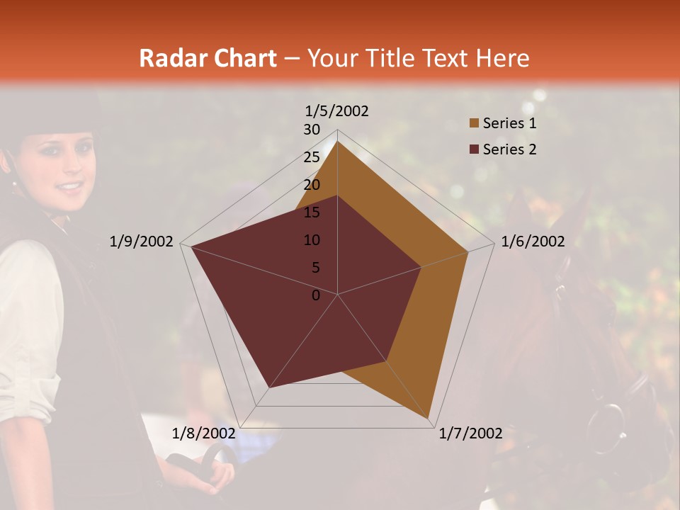 Young Exercise Galloping PowerPoint Template