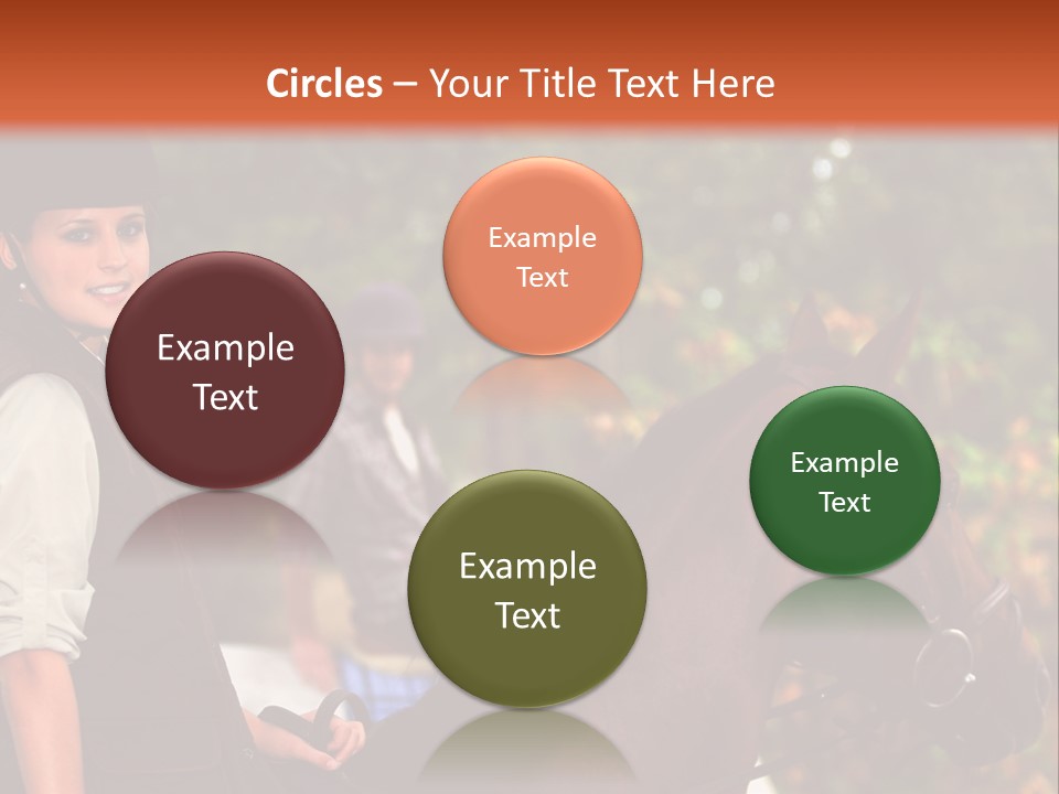 Young Exercise Galloping PowerPoint Template
