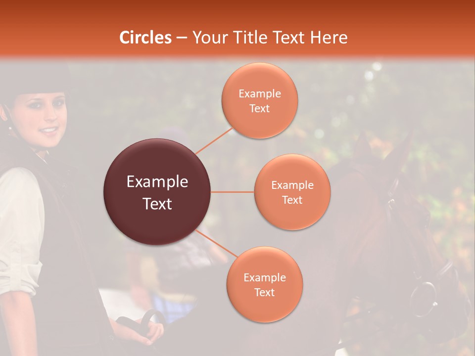 Young Exercise Galloping PowerPoint Template