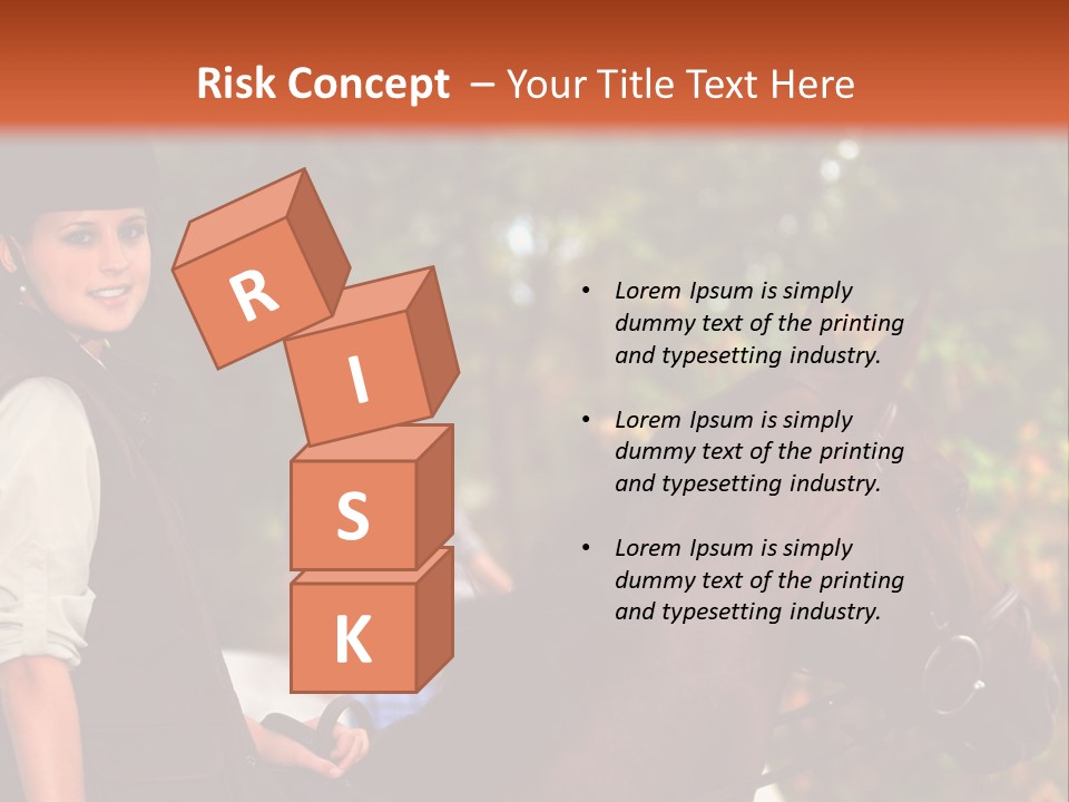 Young Exercise Galloping PowerPoint Template