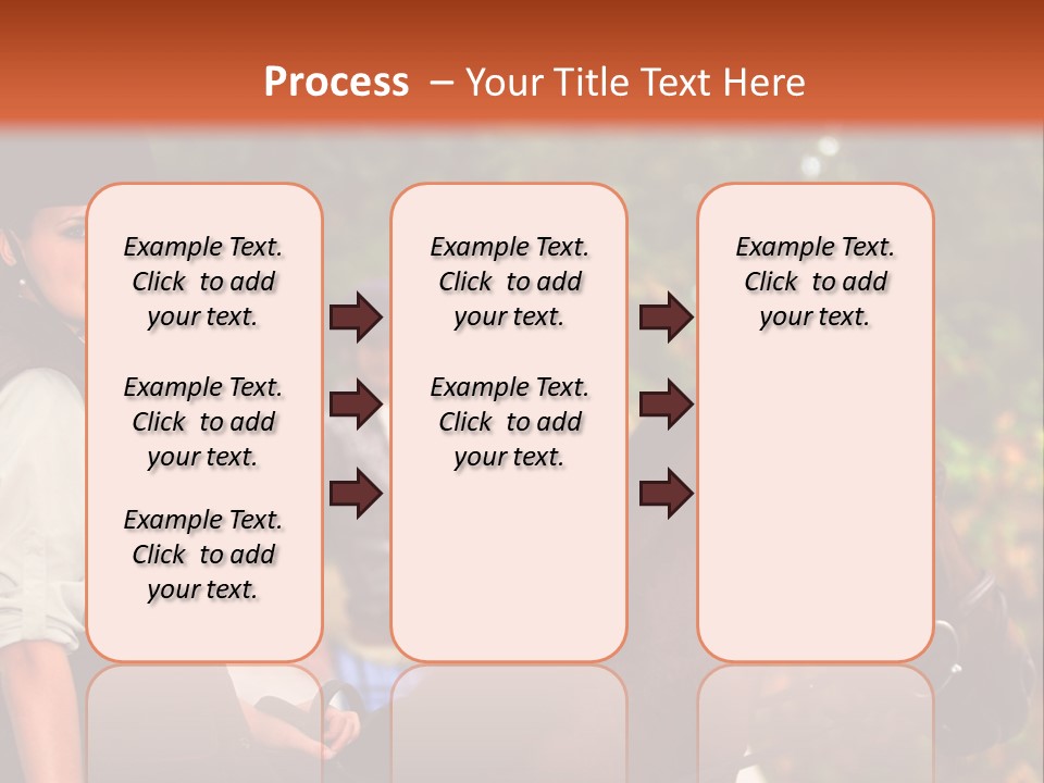 Young Exercise Galloping PowerPoint Template