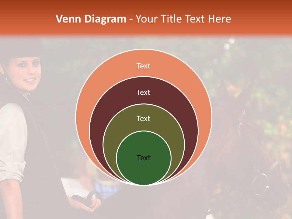 Young Exercise Galloping PowerPoint Template