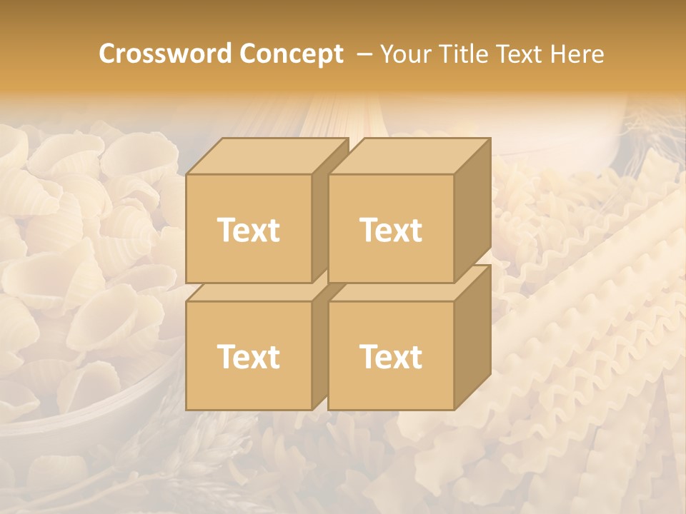 Group Macaroni Pasta PowerPoint Template