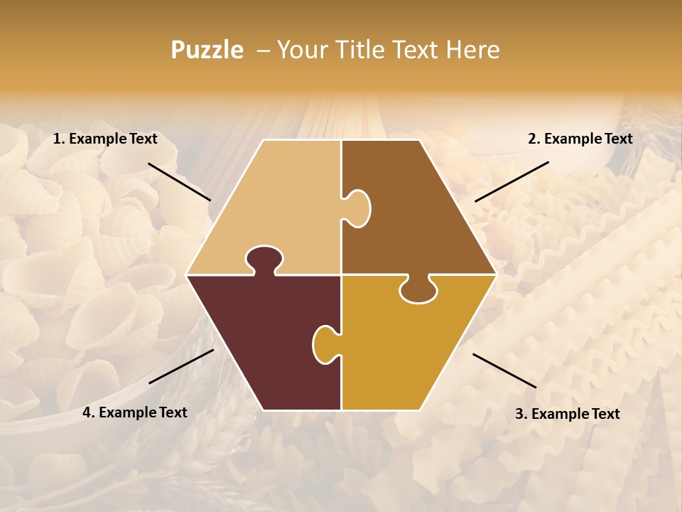 Group Macaroni Pasta PowerPoint Template