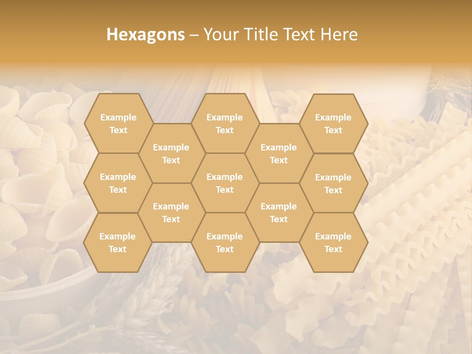 Group Macaroni Pasta PowerPoint Template