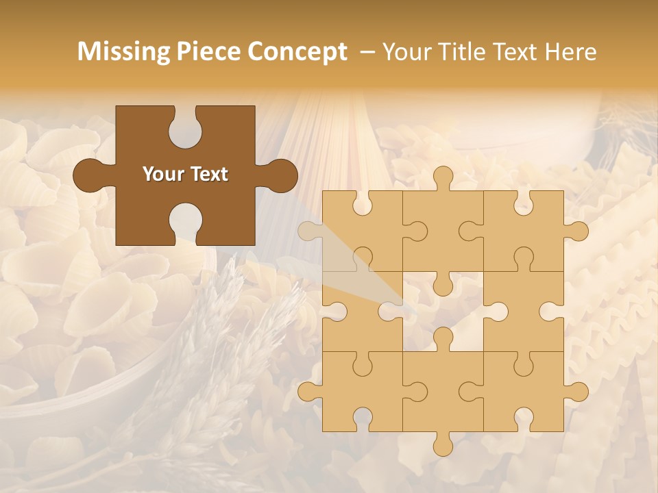 Group Macaroni Pasta PowerPoint Template