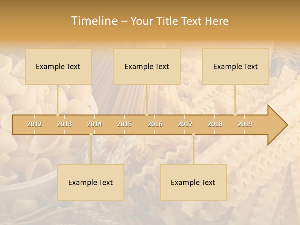 Group Macaroni Pasta PowerPoint Template