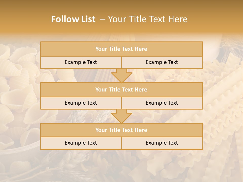 Group Macaroni Pasta PowerPoint Template