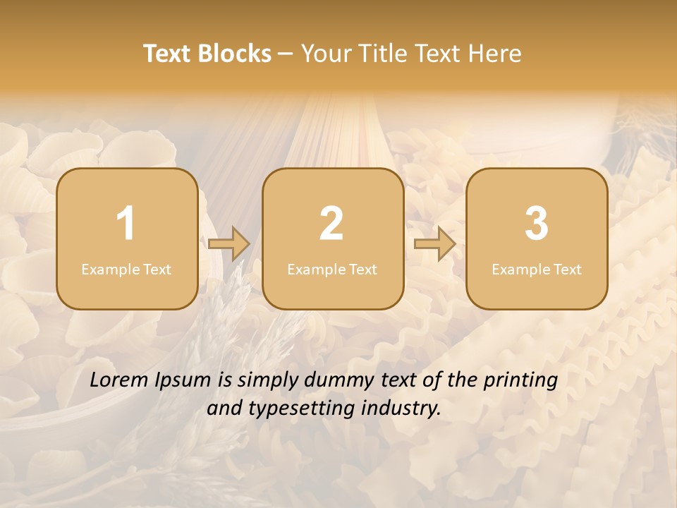 Group Macaroni Pasta PowerPoint Template