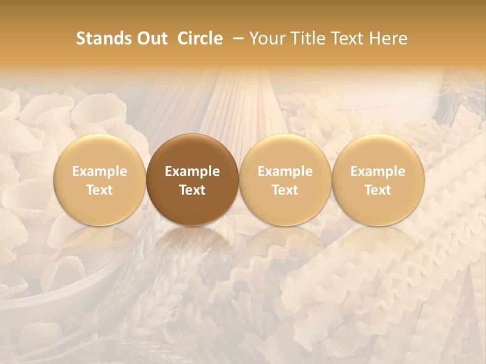 Group Macaroni Pasta PowerPoint Template