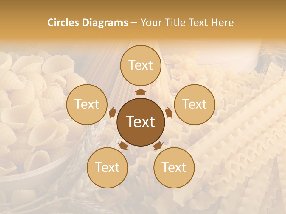 Group Macaroni Pasta PowerPoint Template