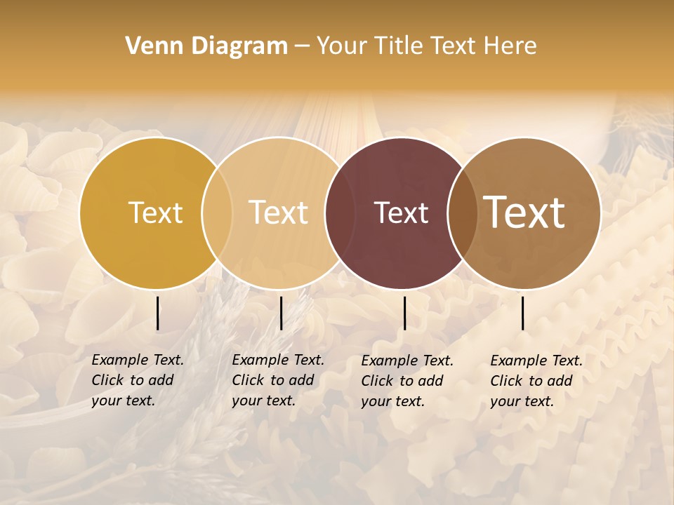 Group Macaroni Pasta PowerPoint Template