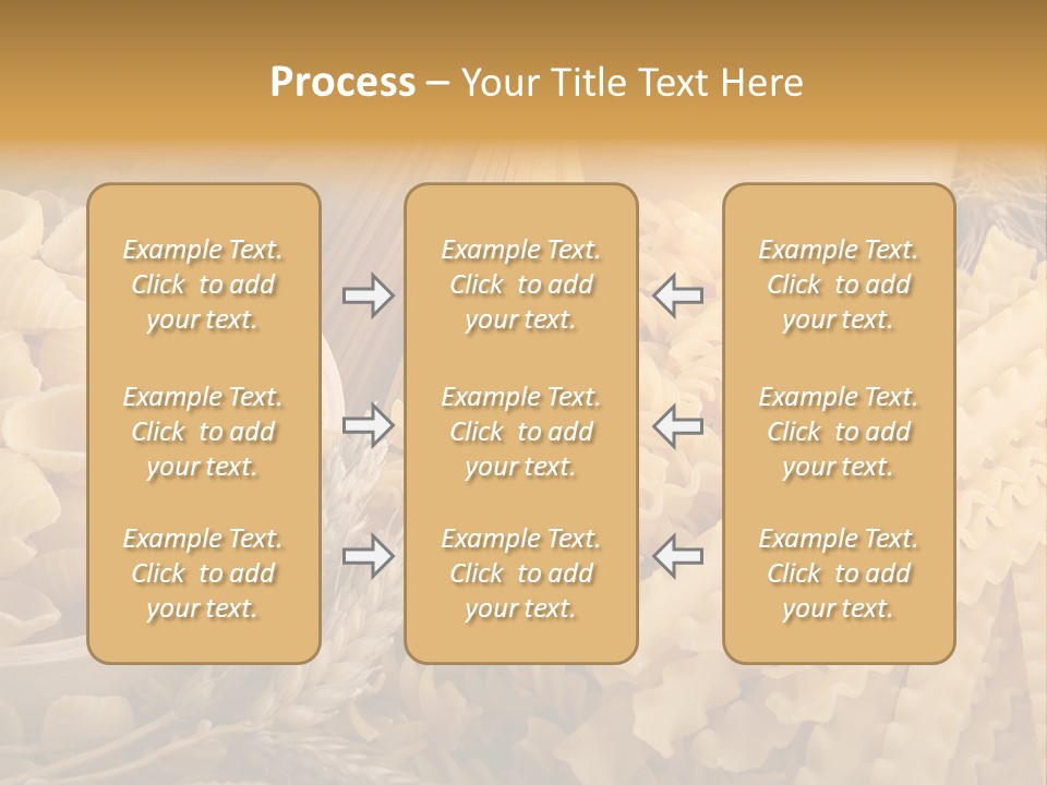 Group Macaroni Pasta PowerPoint Template