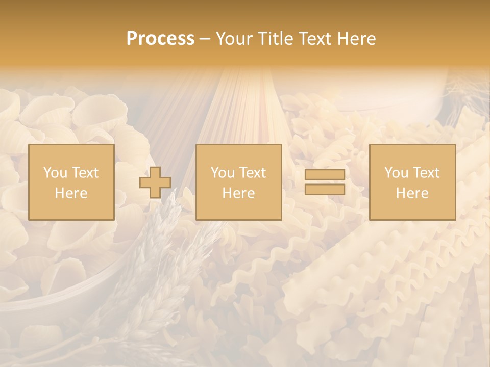 Group Macaroni Pasta PowerPoint Template