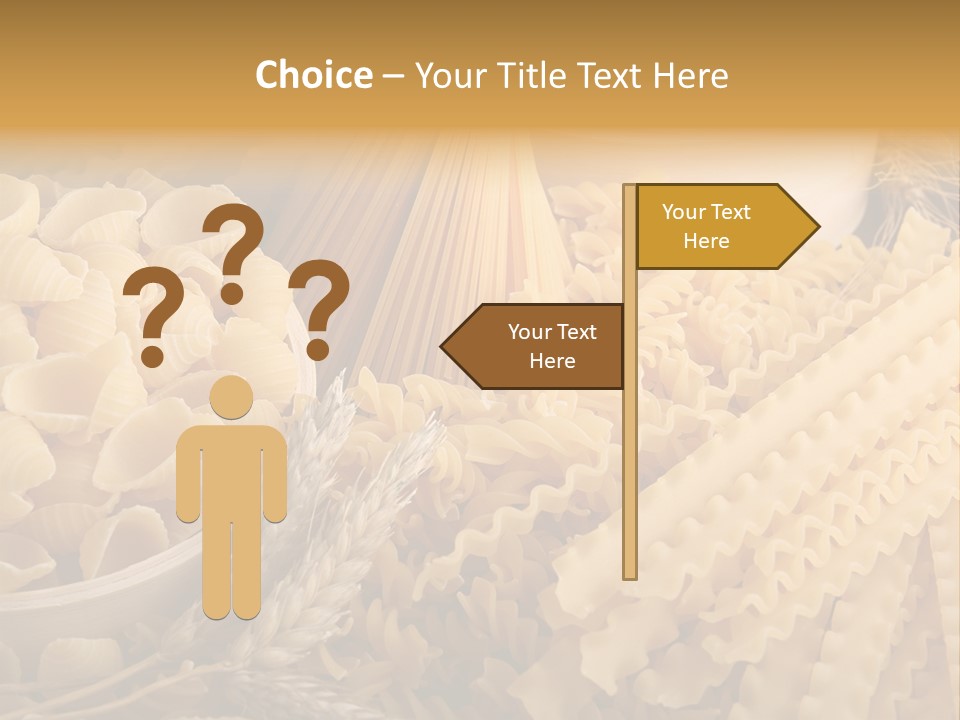 Group Macaroni Pasta PowerPoint Template