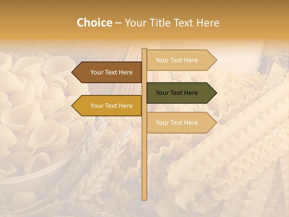 Group Macaroni Pasta PowerPoint Template