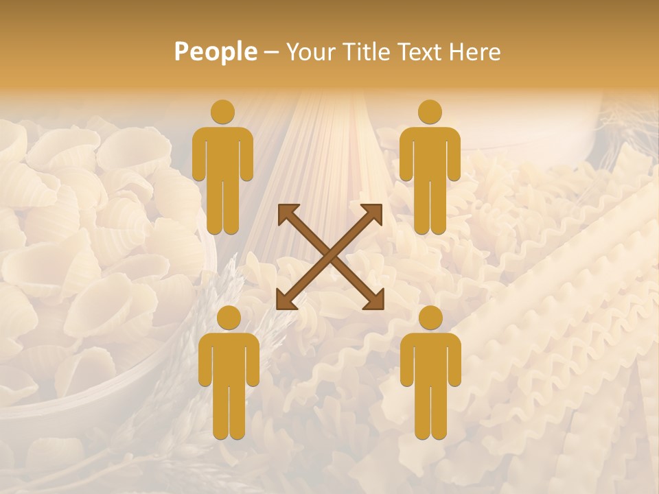 Group Macaroni Pasta PowerPoint Template