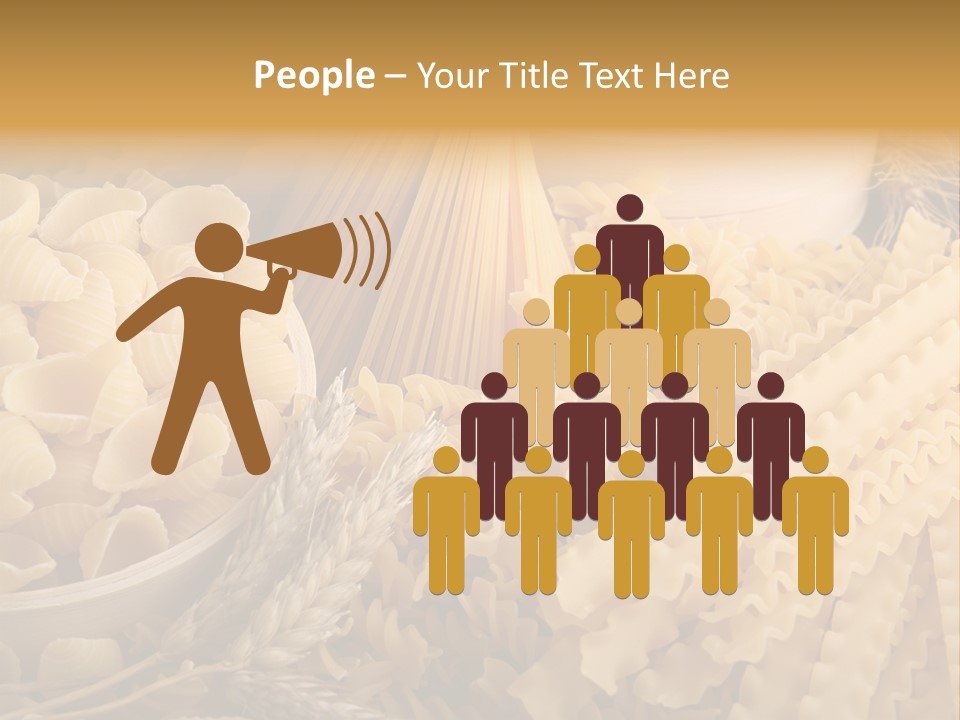 Group Macaroni Pasta PowerPoint Template