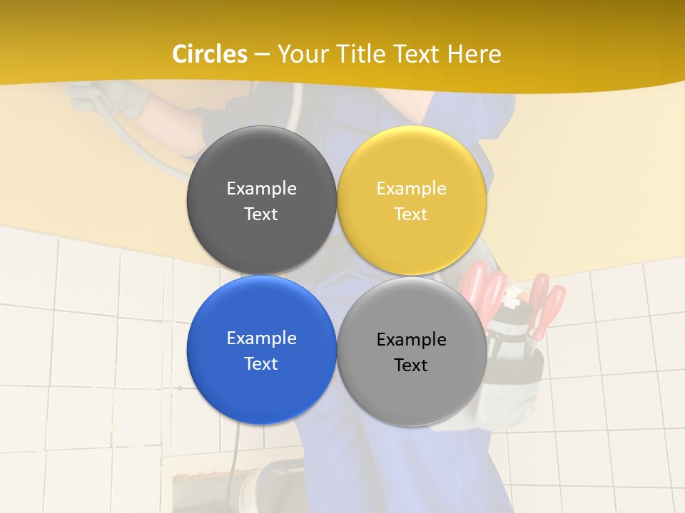 Tradesman Young Door PowerPoint Template