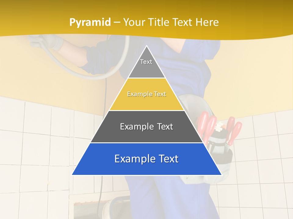 Tradesman Young Door PowerPoint Template