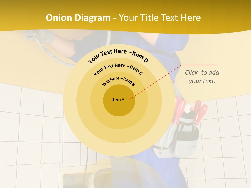 Tradesman Young Door PowerPoint Template
