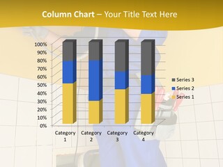 Tradesman Young Door PowerPoint Template