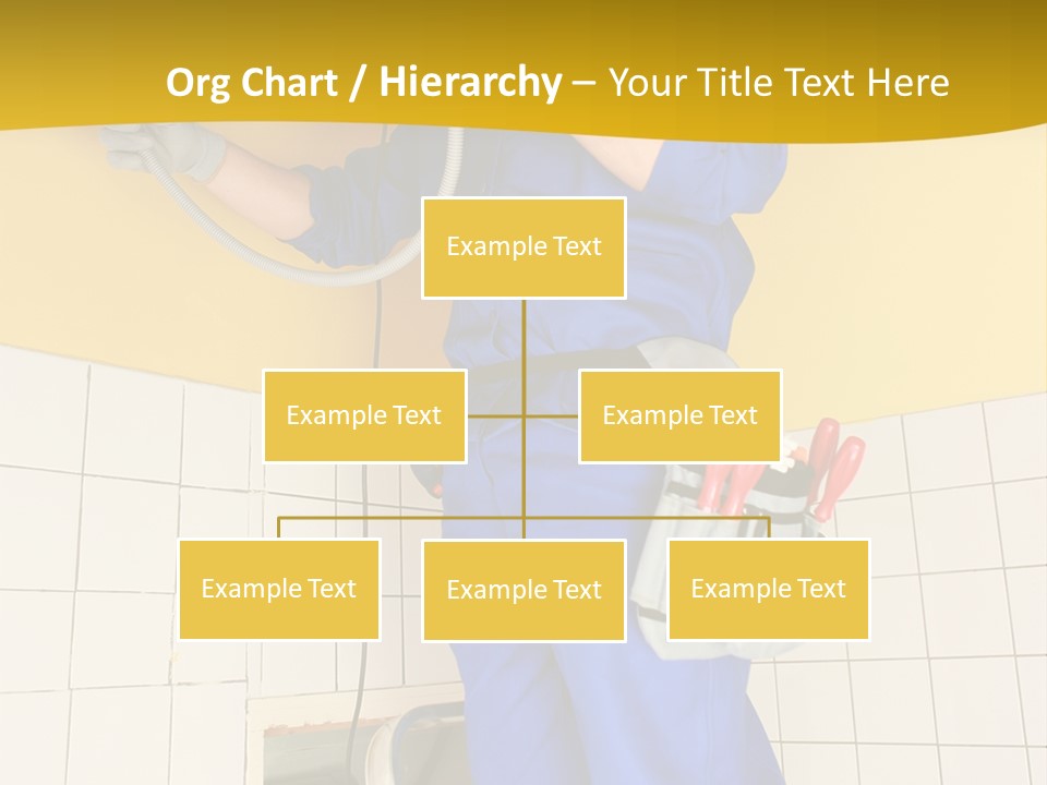Tradesman Young Door PowerPoint Template