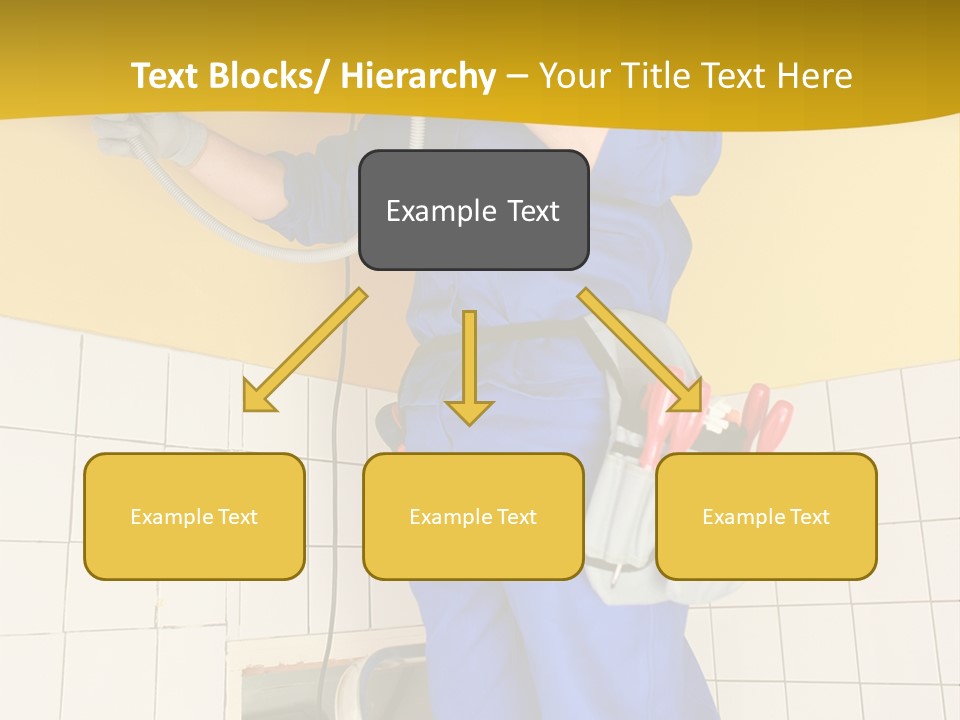 Tradesman Young Door PowerPoint Template