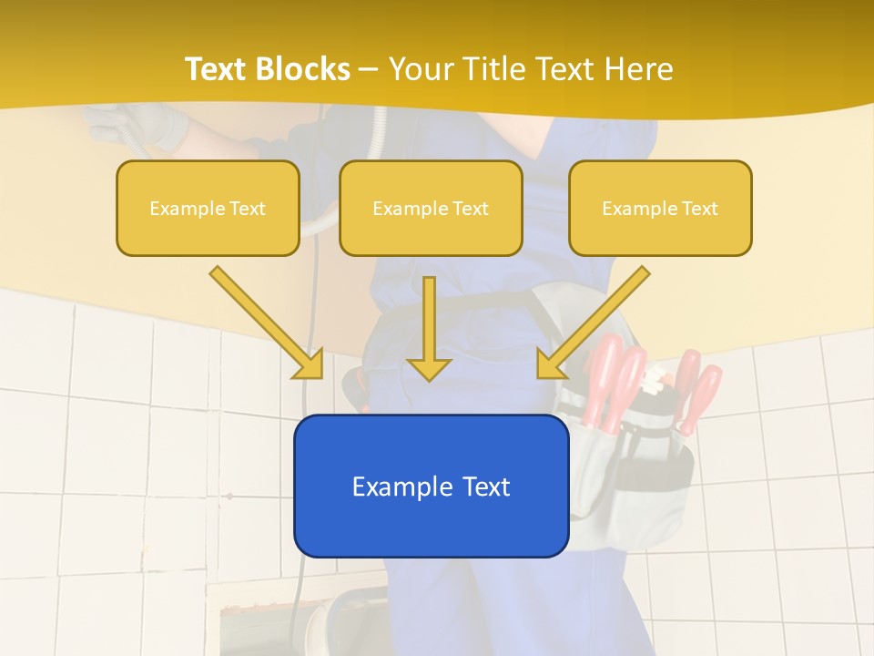 Tradesman Young Door PowerPoint Template