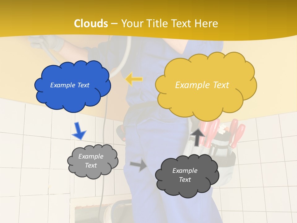 Tradesman Young Door PowerPoint Template