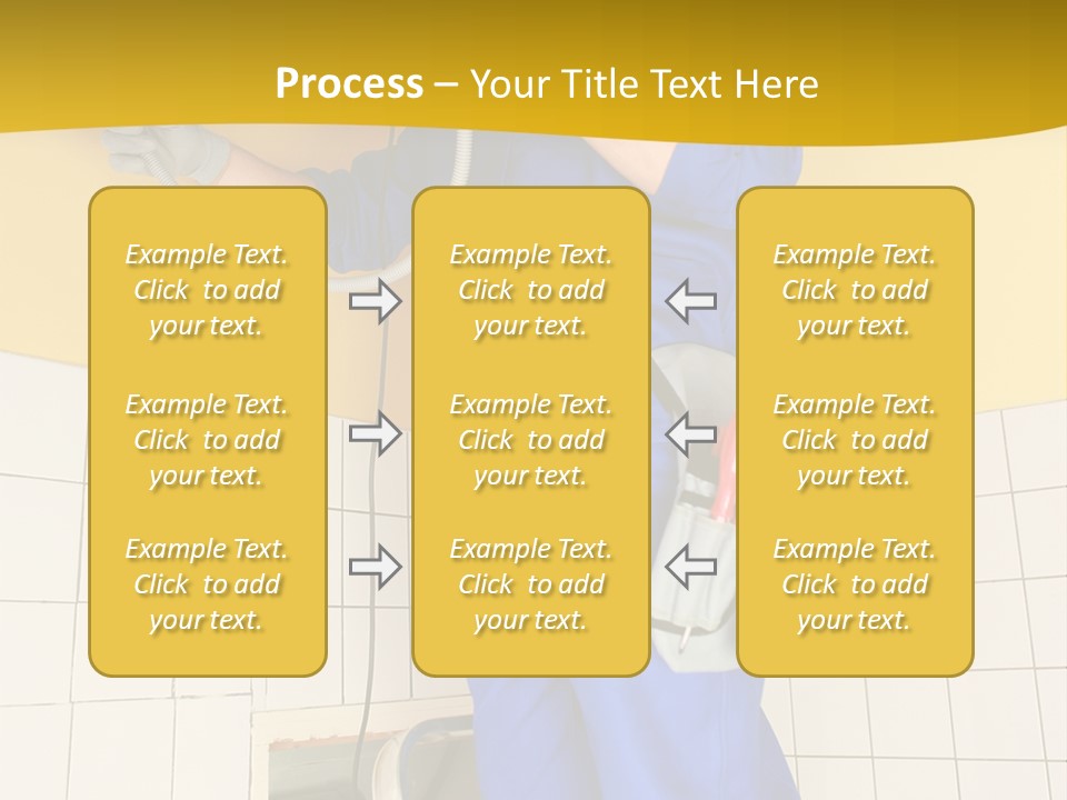 Tradesman Young Door PowerPoint Template