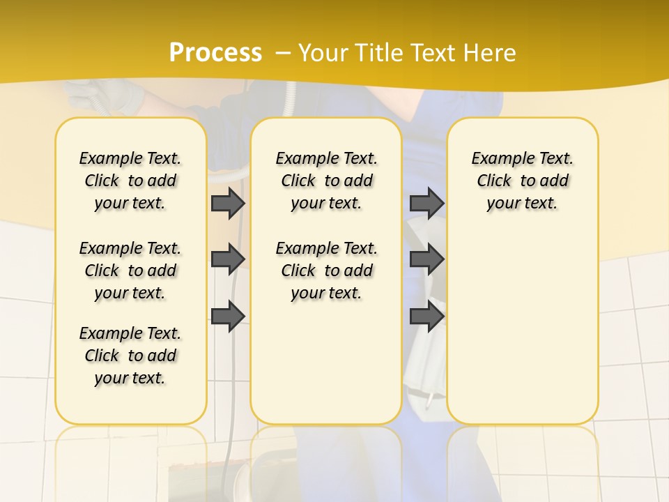 Tradesman Young Door PowerPoint Template