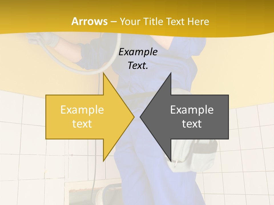 Tradesman Young Door PowerPoint Template