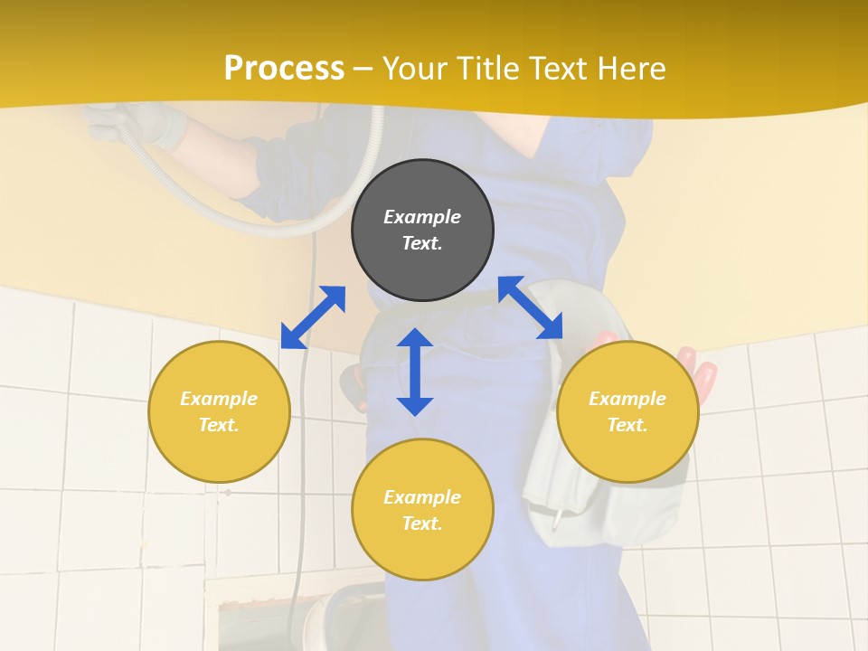 Tradesman Young Door PowerPoint Template