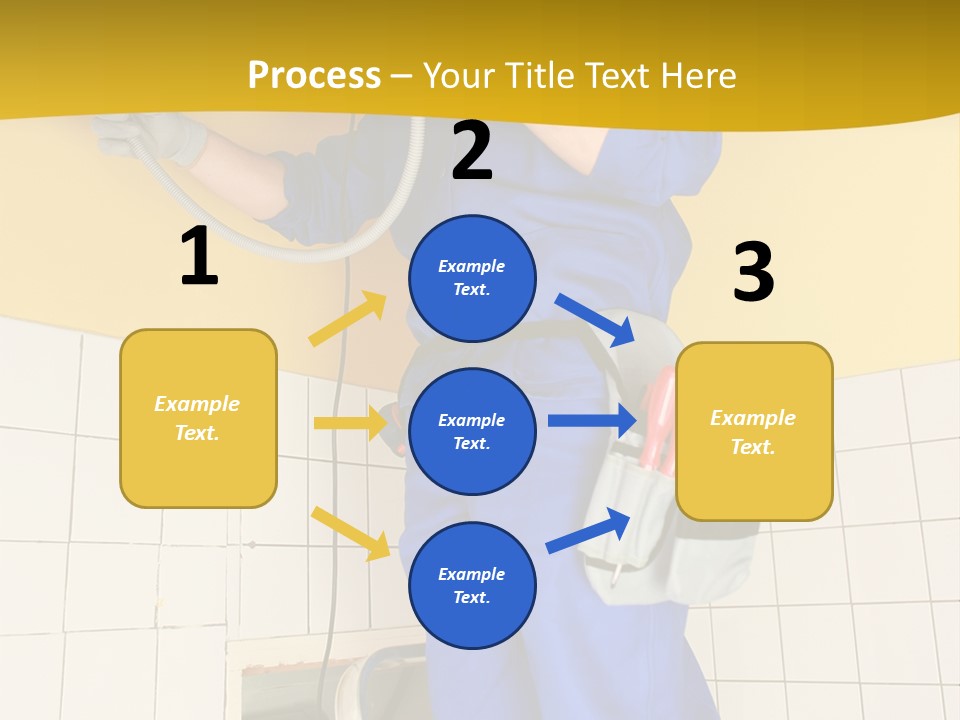 Tradesman Young Door PowerPoint Template