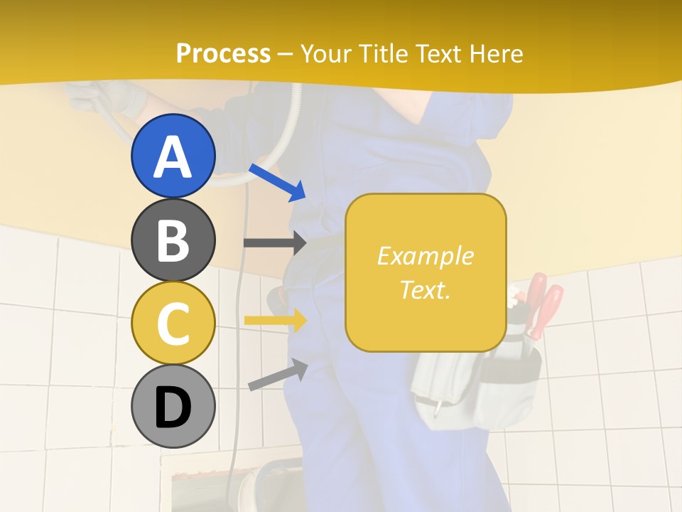 Tradesman Young Door PowerPoint Template