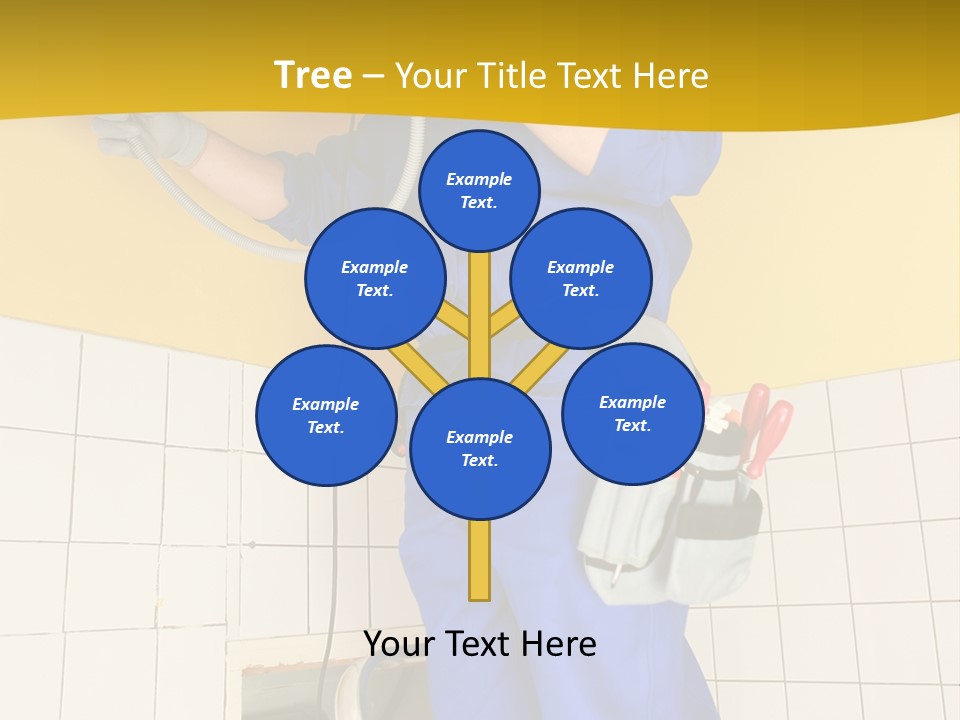 Tradesman Young Door PowerPoint Template