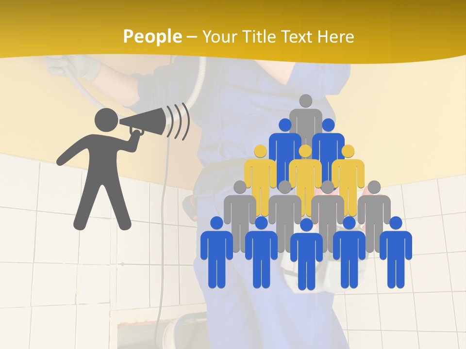 Tradesman Young Door PowerPoint Template