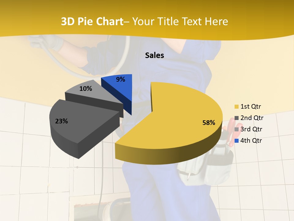 Tradesman Young Door PowerPoint Template