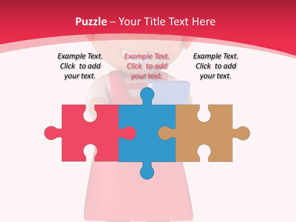 Clipart Study Preschooler PowerPoint Template