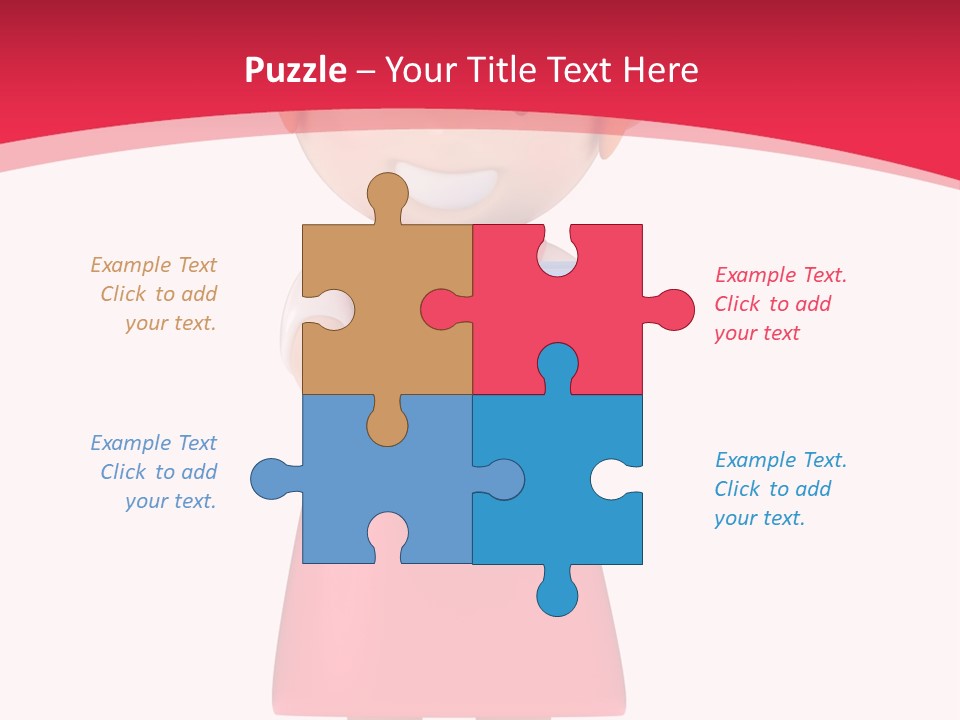 Clipart Study Preschooler PowerPoint Template