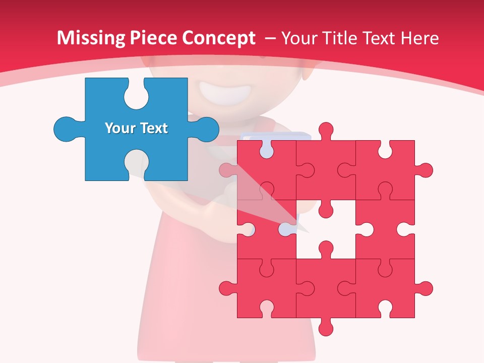 Clipart Study Preschooler PowerPoint Template