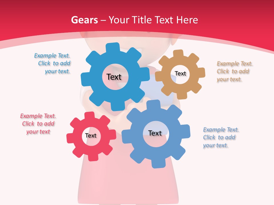 Clipart Study Preschooler PowerPoint Template