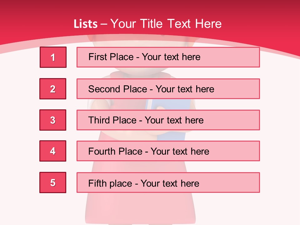 Clipart Study Preschooler PowerPoint Template