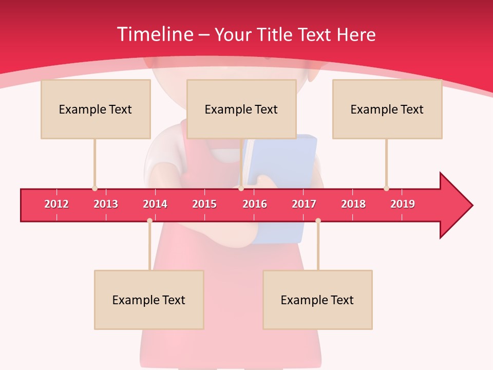 Clipart Study Preschooler PowerPoint Template