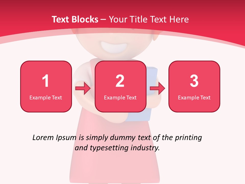 Clipart Study Preschooler PowerPoint Template
