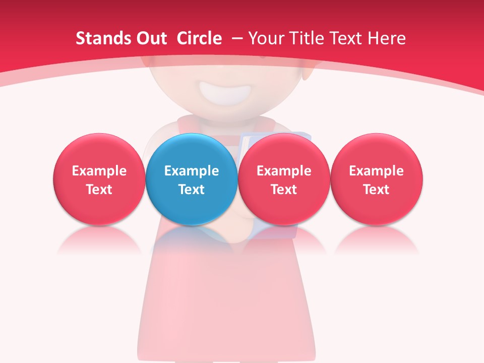 Clipart Study Preschooler PowerPoint Template