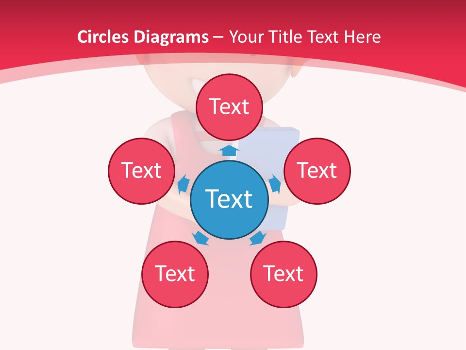 Clipart Study Preschooler PowerPoint Template